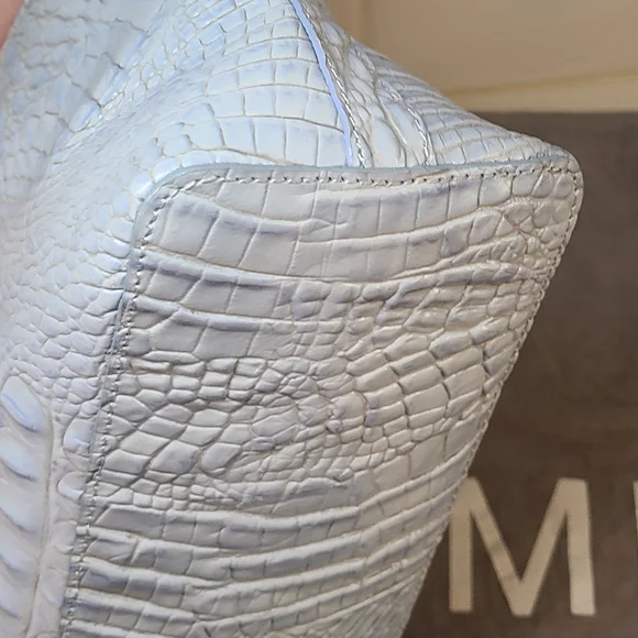 SOLD Brahmin Light Blue Mini Duxbury Melbourne Shoulder Bag EUC - Picture 6 of 16